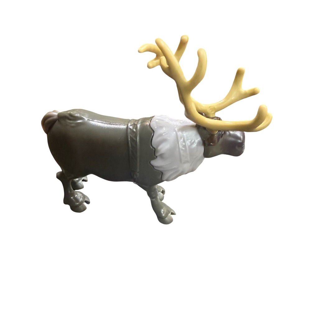 Disney Frozen Sven Reindeer Action Figure Brown White Plastic Toy Figurine‎